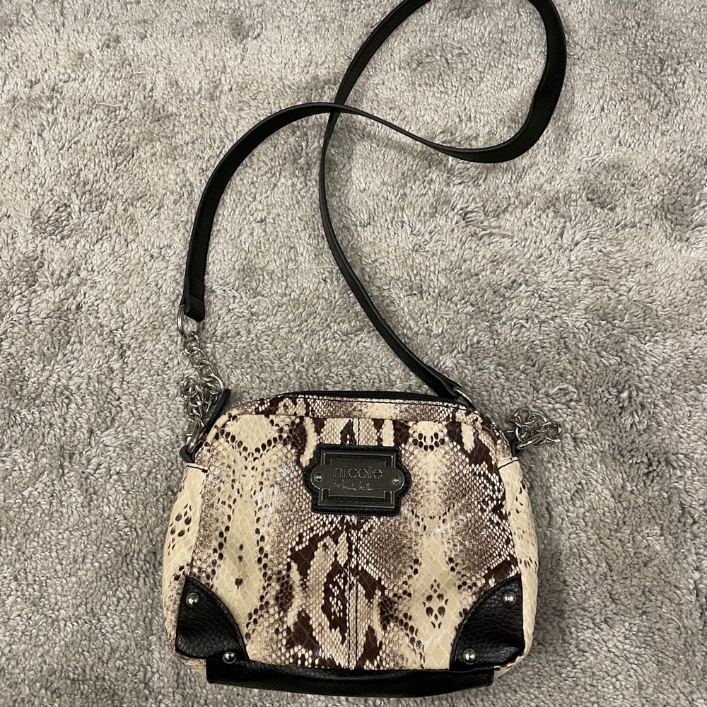 Nicole Snakeskin purse